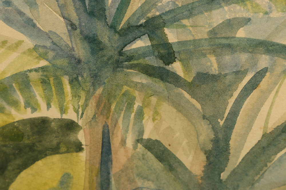 Sybil Majoriie Atteck Watercolor on Paper