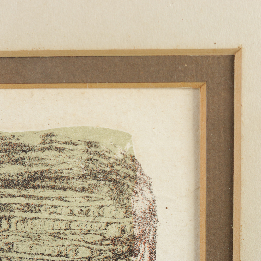 Charles Keeping Original Lithograph on Paper "Man Backing Horse"