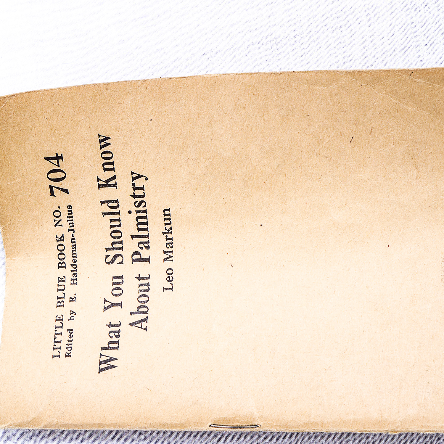 Vintage Porcelain Palmistry Model with Paper Guide