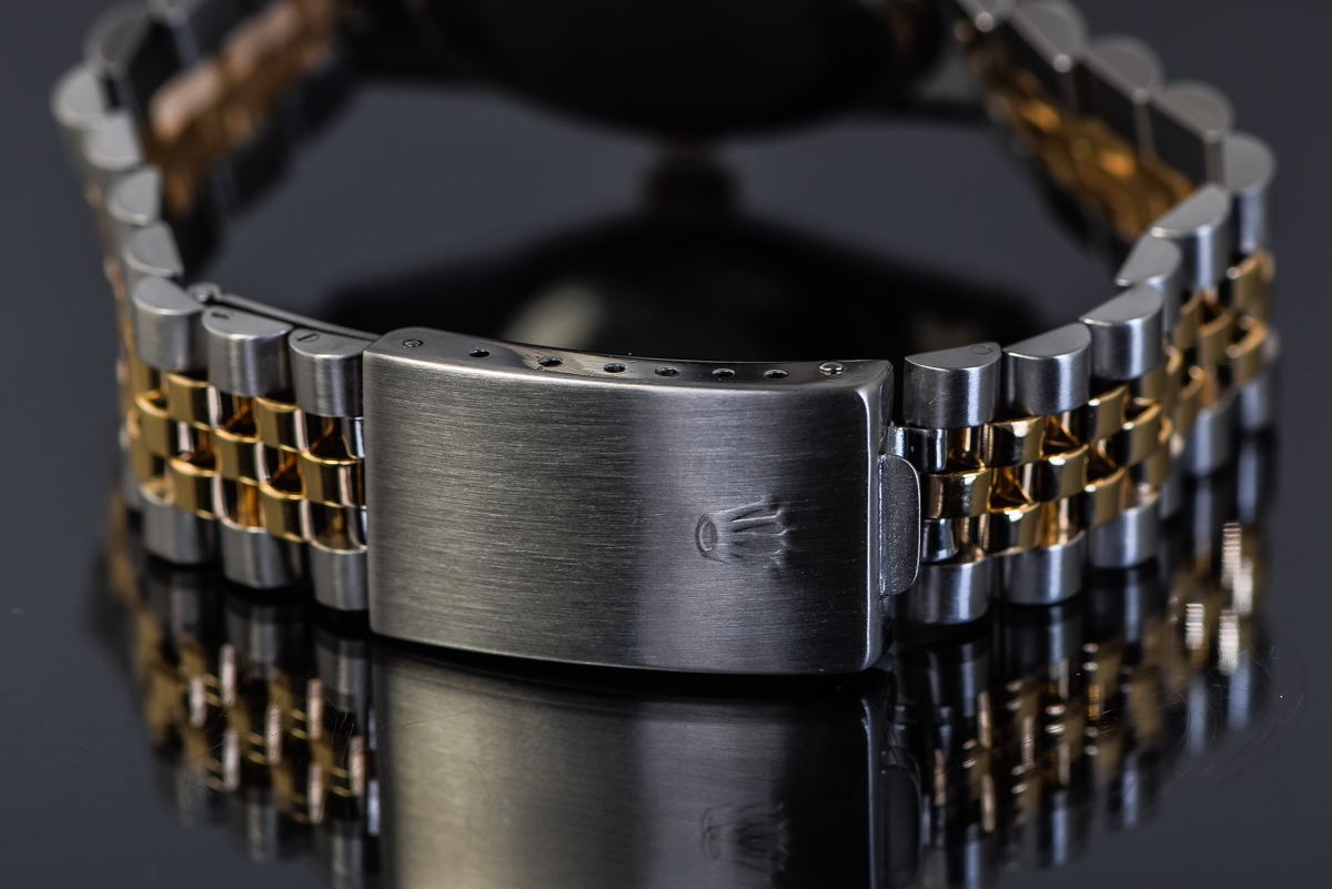 Men's Rolex Datejust Two-Tone 18K Yellow Gold and Diamond Watch with Jubilee Bracelet