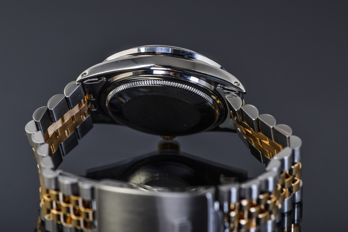 Men's Rolex Datejust Two-Tone 18K Yellow Gold and Diamond Watch with Jubilee Bracelet