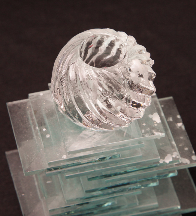 Set of Glass Candlesticks