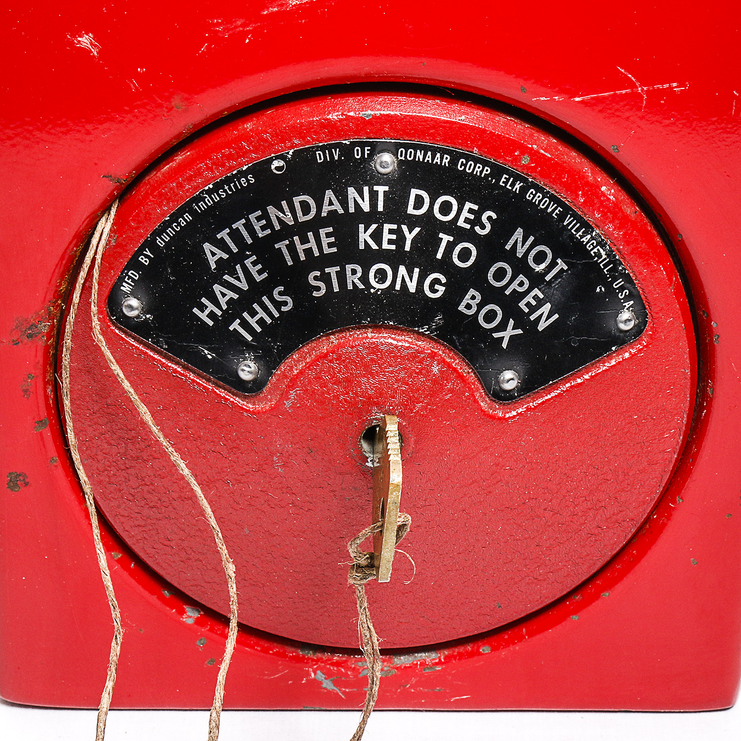 Vintage Cast Iron Duncan Industries Money Bank