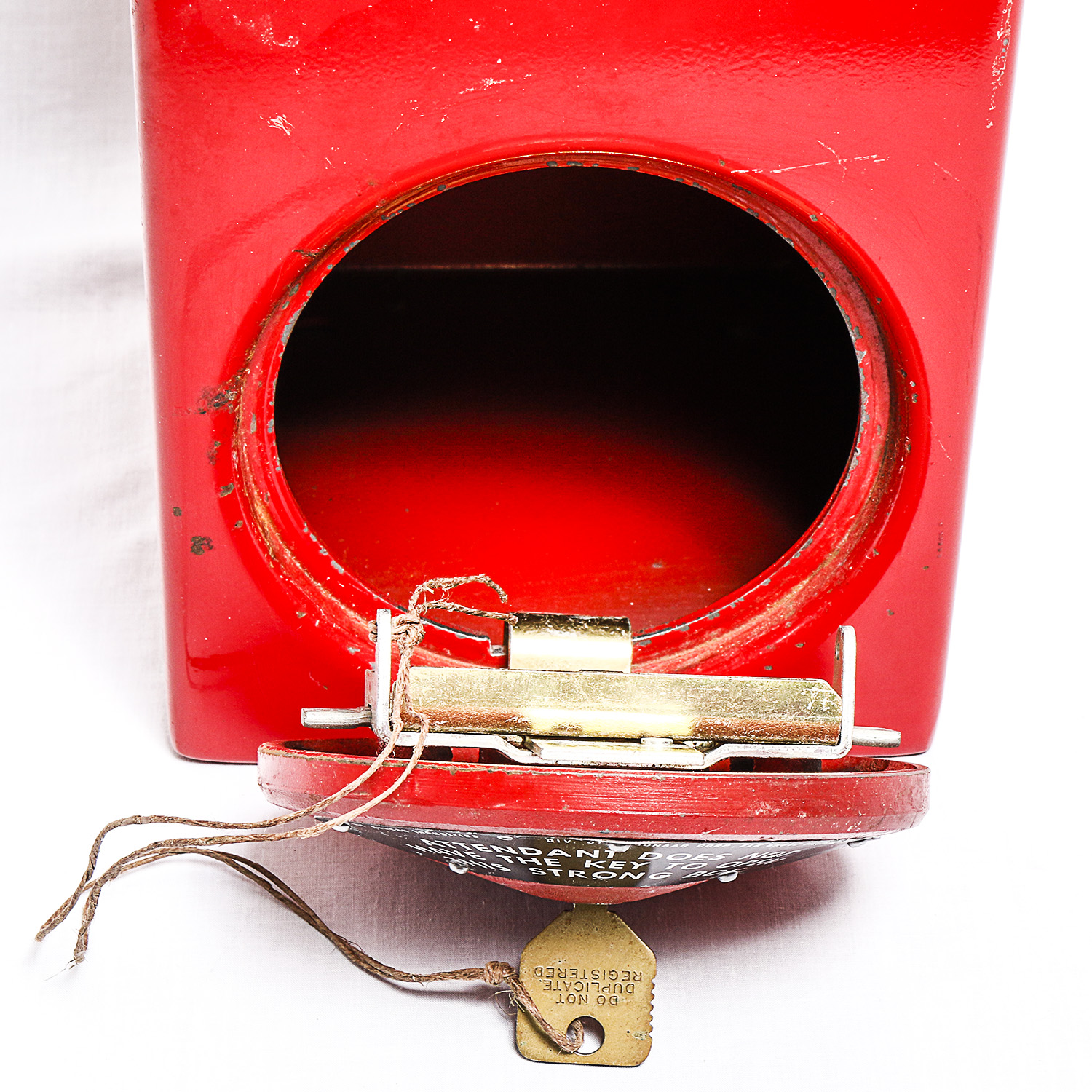 Vintage Cast Iron Duncan Industries Money Bank