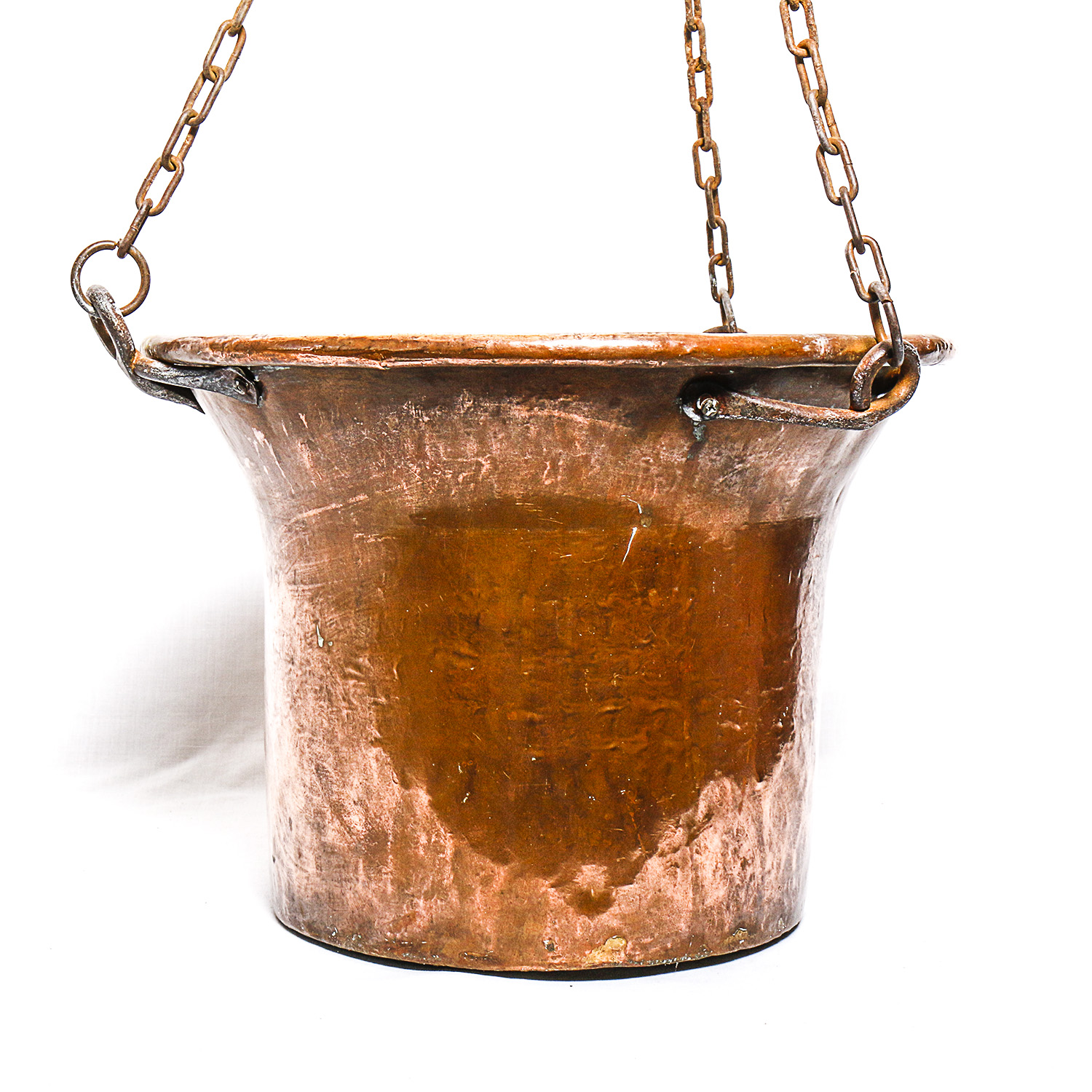 Vintage Copper Hanging Planter