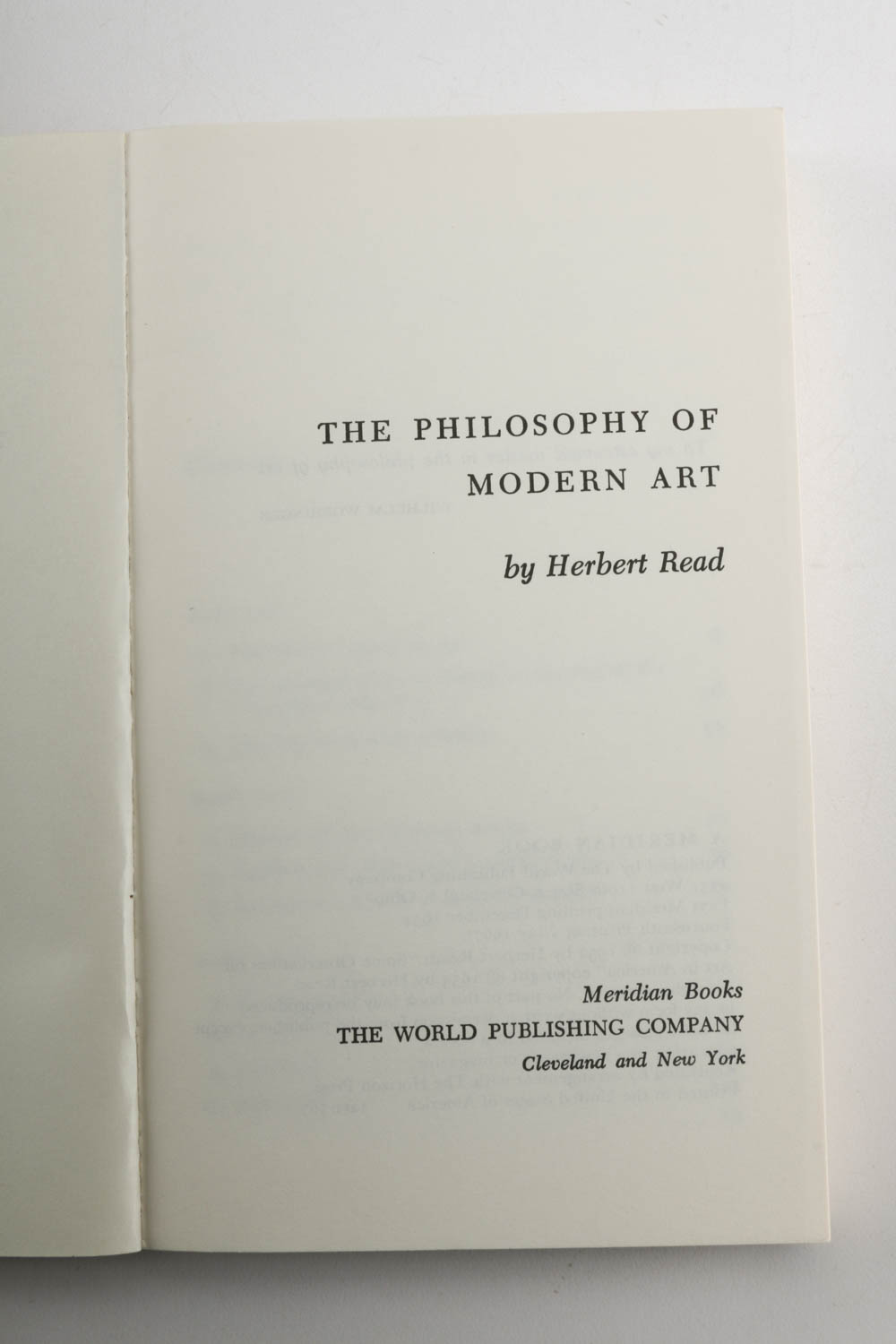 Four Books on the Philosophy of Art