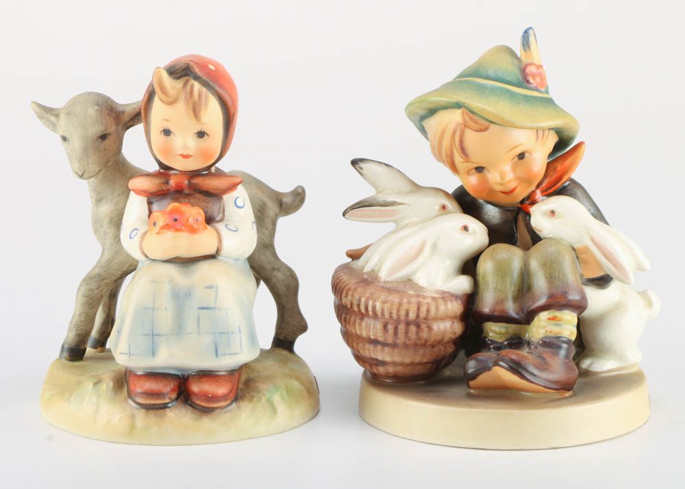 Pair of Hummel Porcelain Figurines