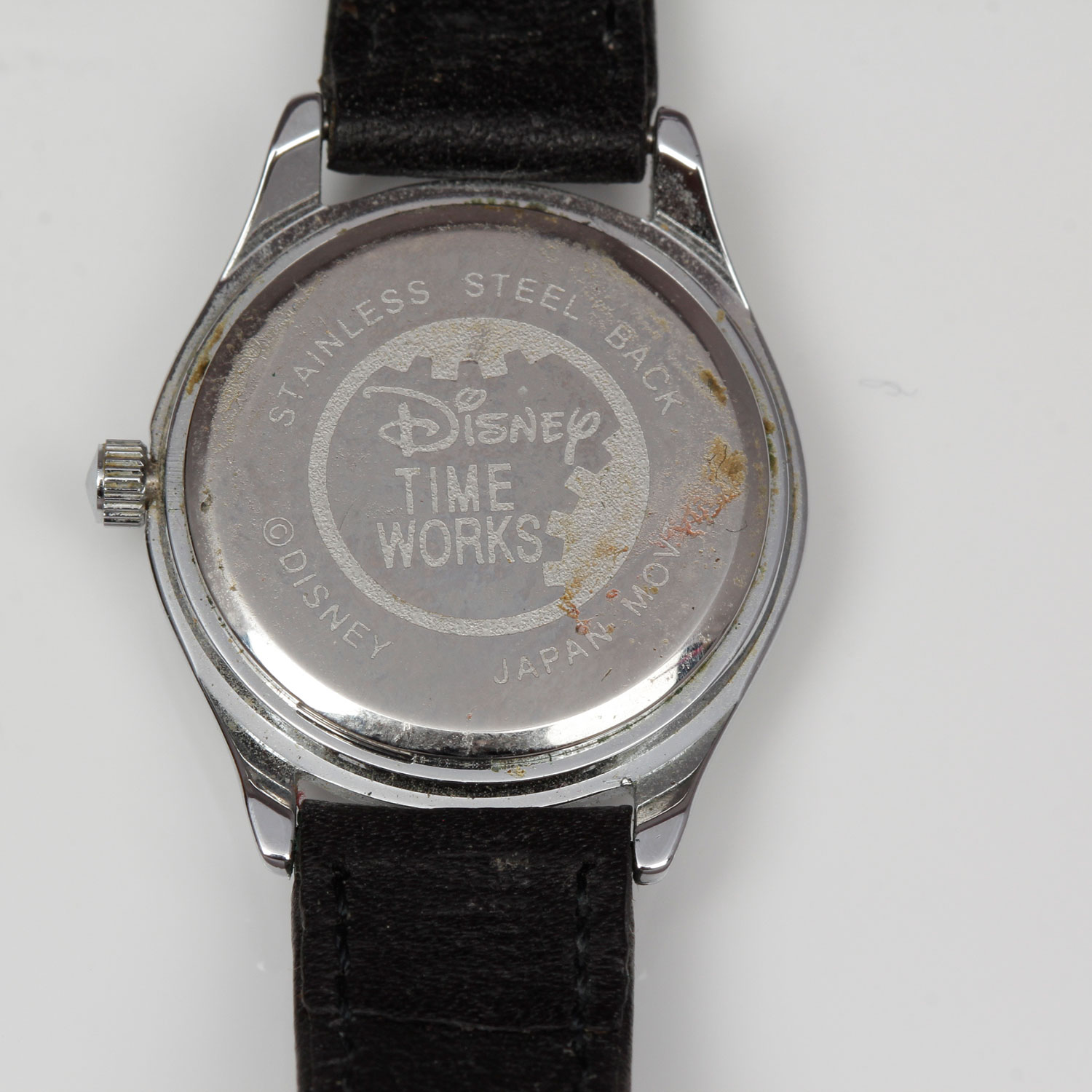 Stainless Steel Disney "Time Works" Mickey Mouse Watch