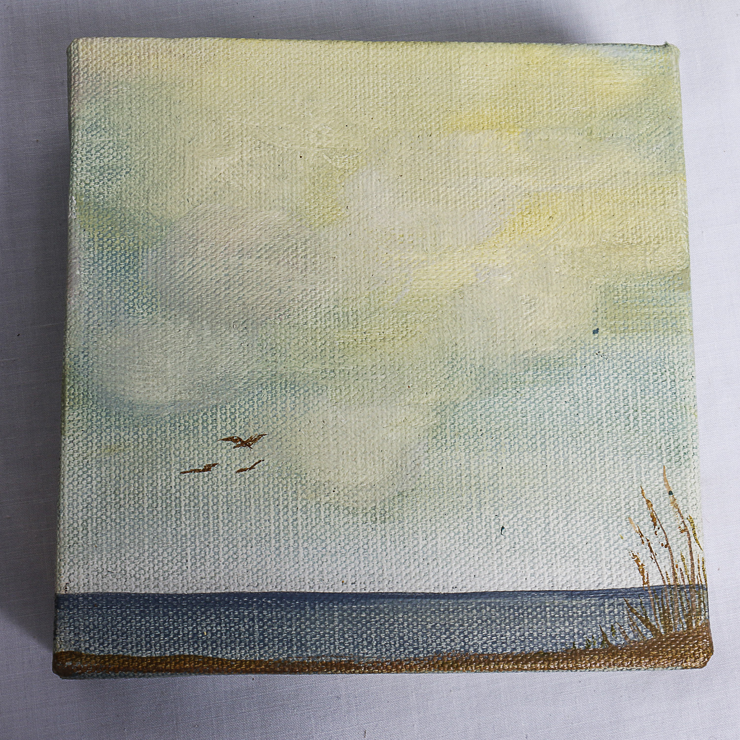 Quartet of Original Oil Paintings by Kristina Taherzedah