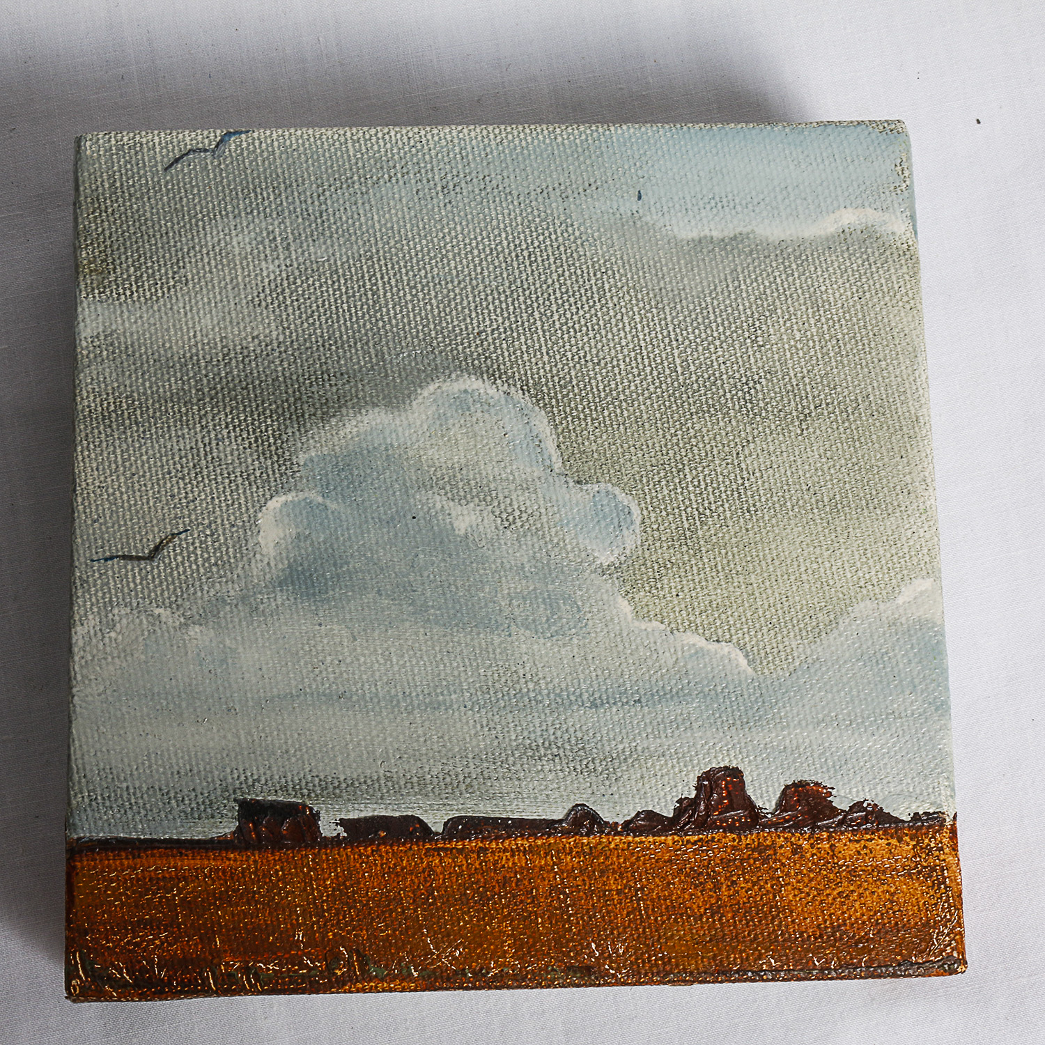 Quartet of Original Oil Paintings by Kristina Taherzedah