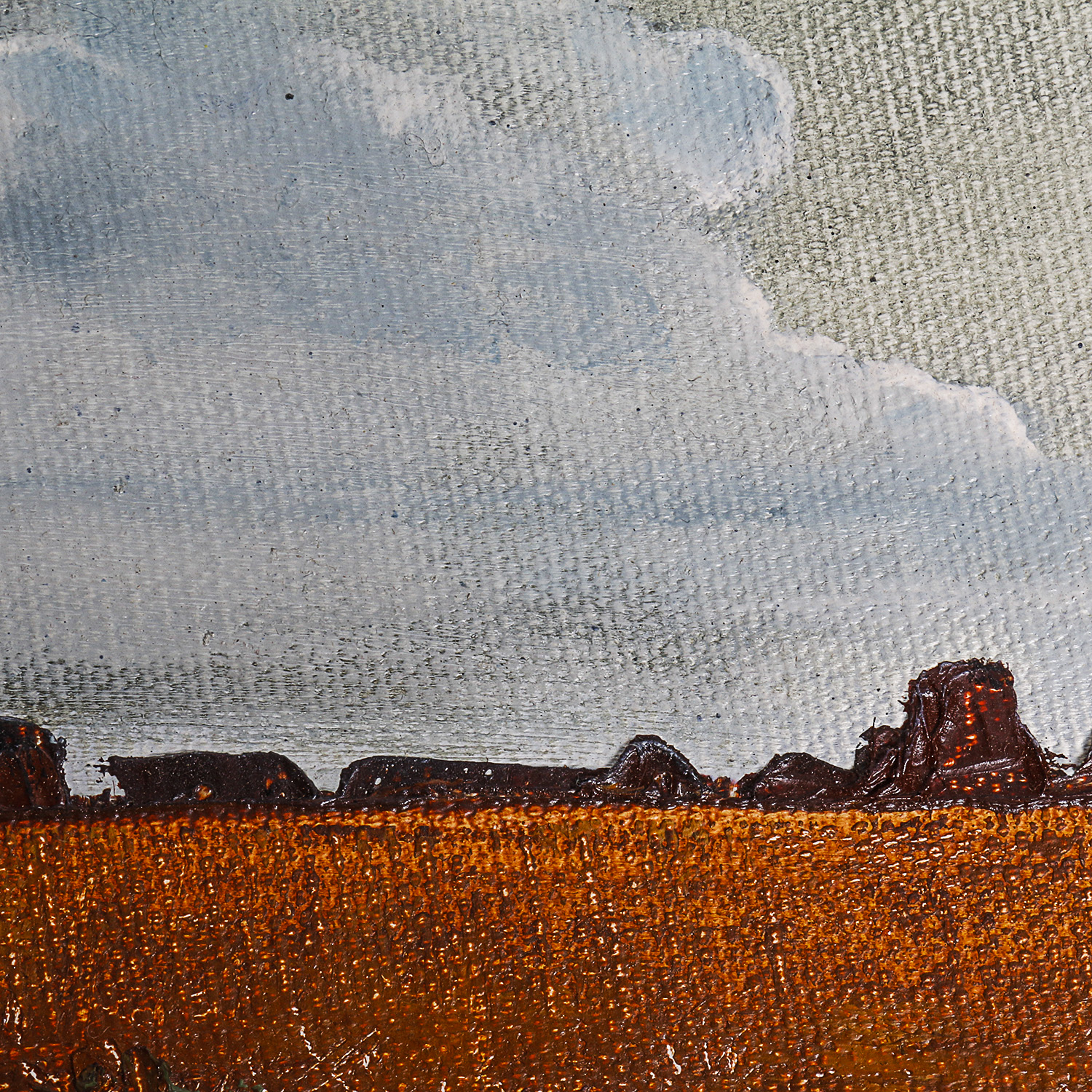 Quartet of Original Oil Paintings by Kristina Taherzedah