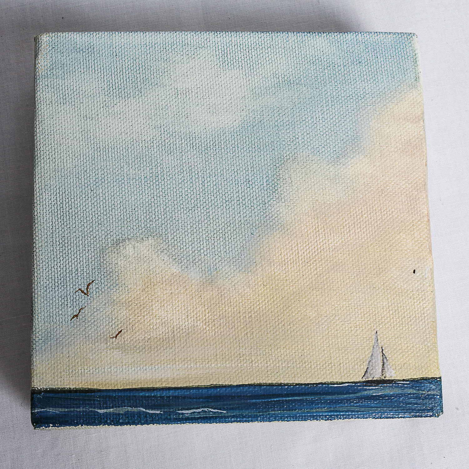 Quartet of Original Oil Paintings by Kristina Taherzedah