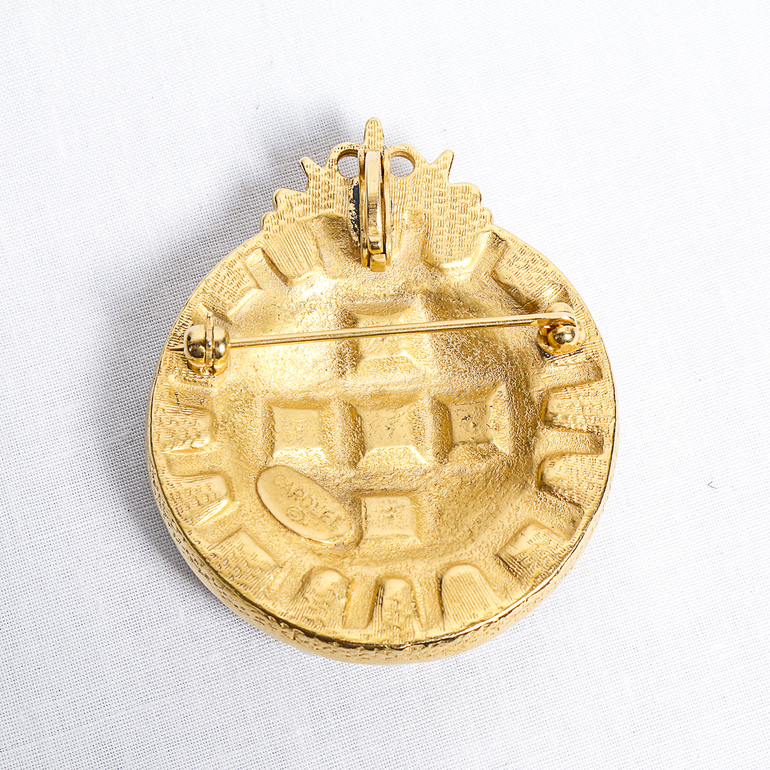 Two Vintage Rhinestone Brooches