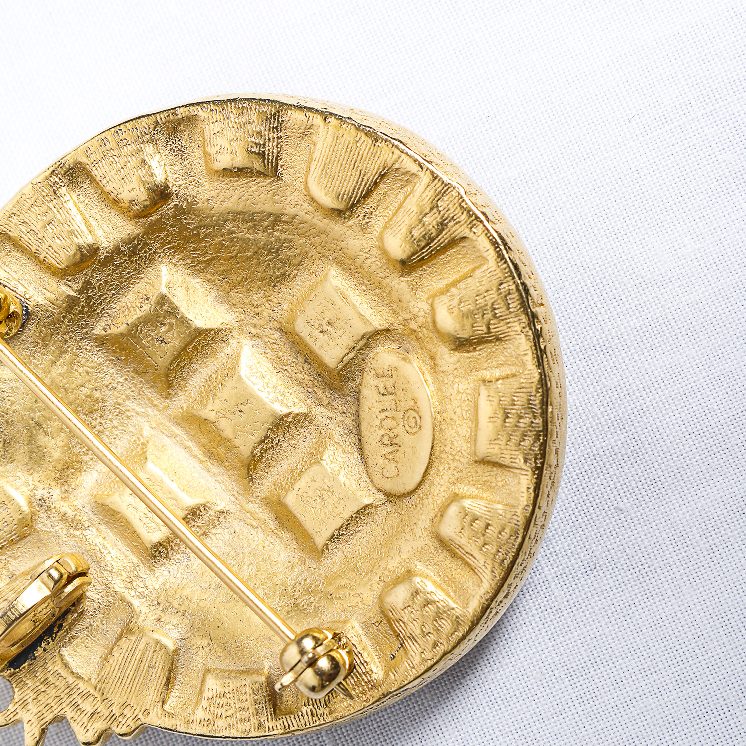 Two Vintage Rhinestone Brooches