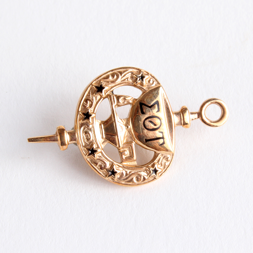 10K Yellow Gold Sigma Theta Tau Pin