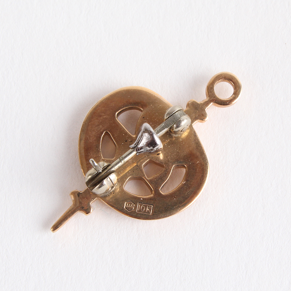 10K Yellow Gold Sigma Theta Tau Pin