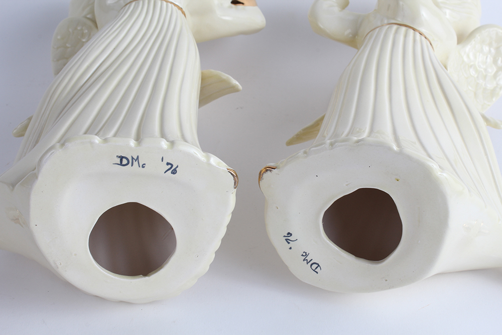 Selection of Vintage Ceramic Angel Figurines