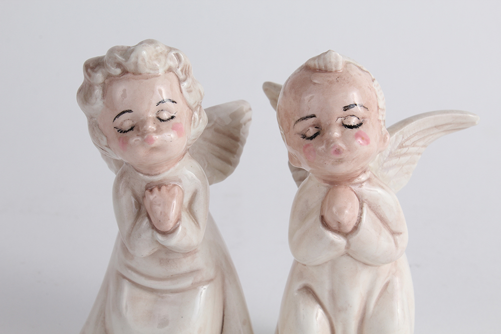 Selection of Vintage Ceramic Angel Figurines