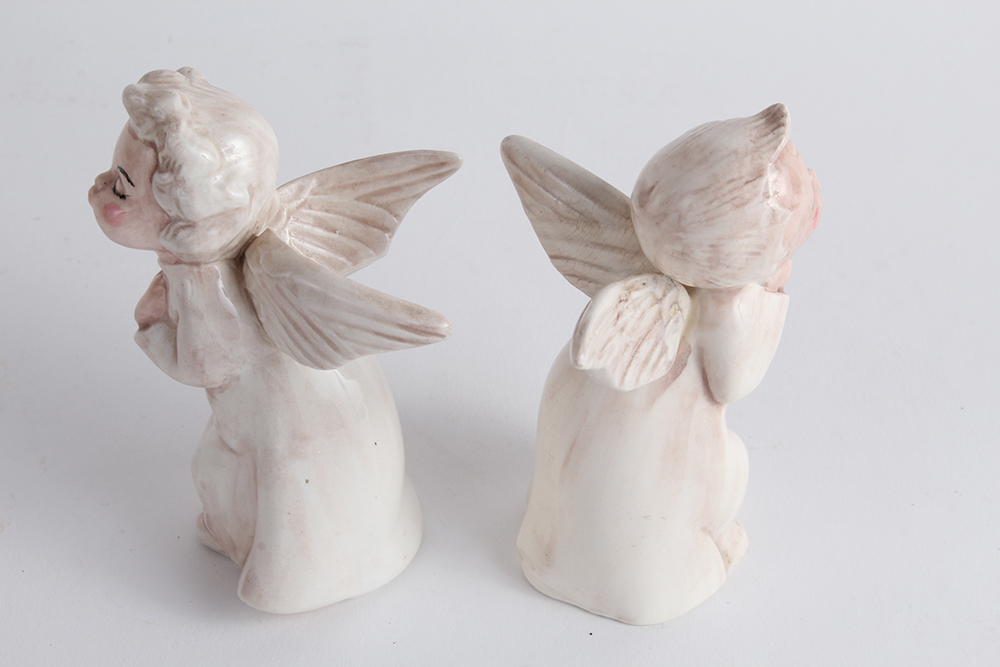 Selection of Vintage Ceramic Angel Figurines