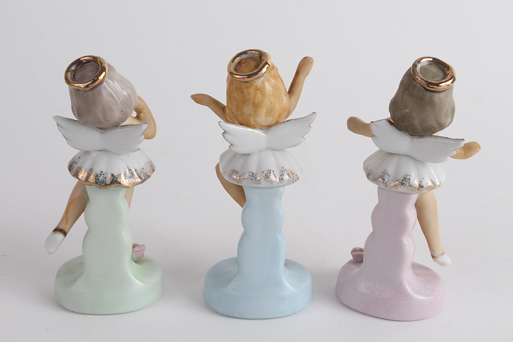Selection of Vintage Ceramic Angel Figurines