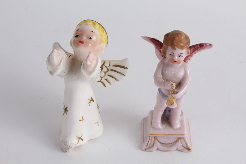 Selection of Vintage Ceramic Angel Figurines