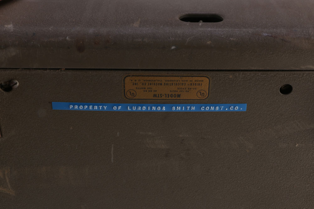 Vintage Friden Electro-Mechanical Calculator