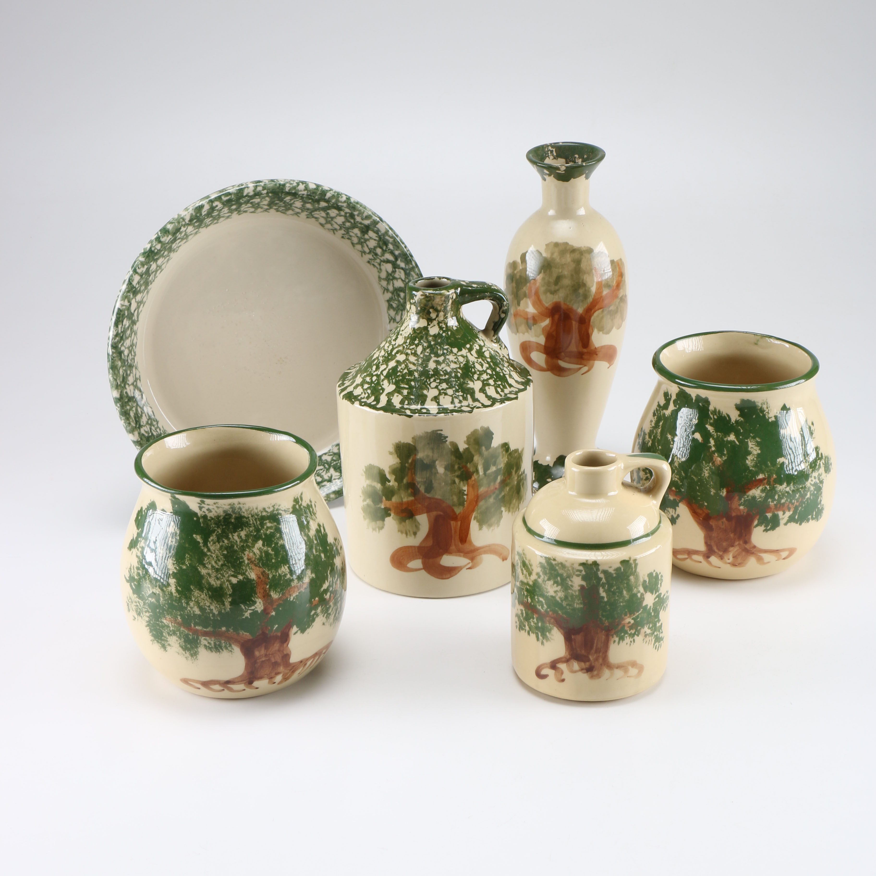 Alpine Pottery Roseville Pieces