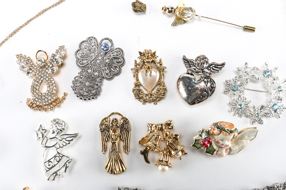 Christian and Christmas-Themed Costume Jewelry