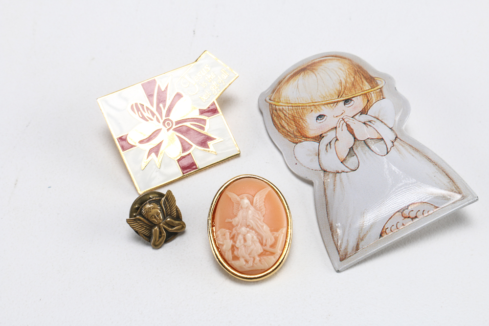 Christian and Christmas-Themed Costume Jewelry