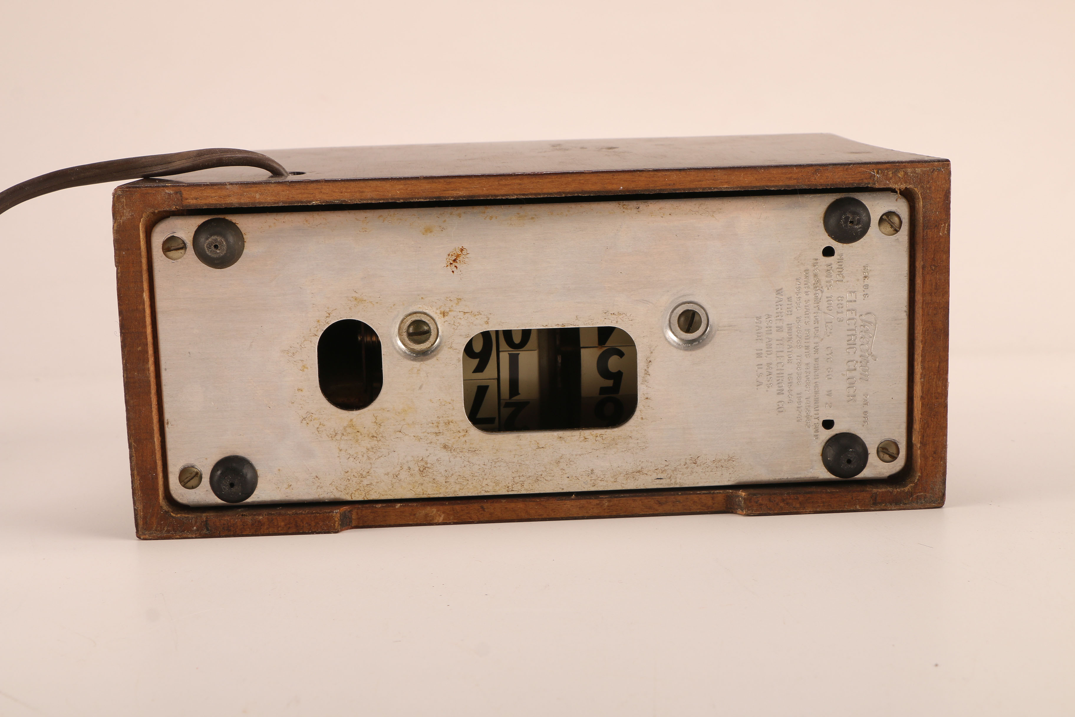 Vintage Underwood Typewriter and Desk Clock