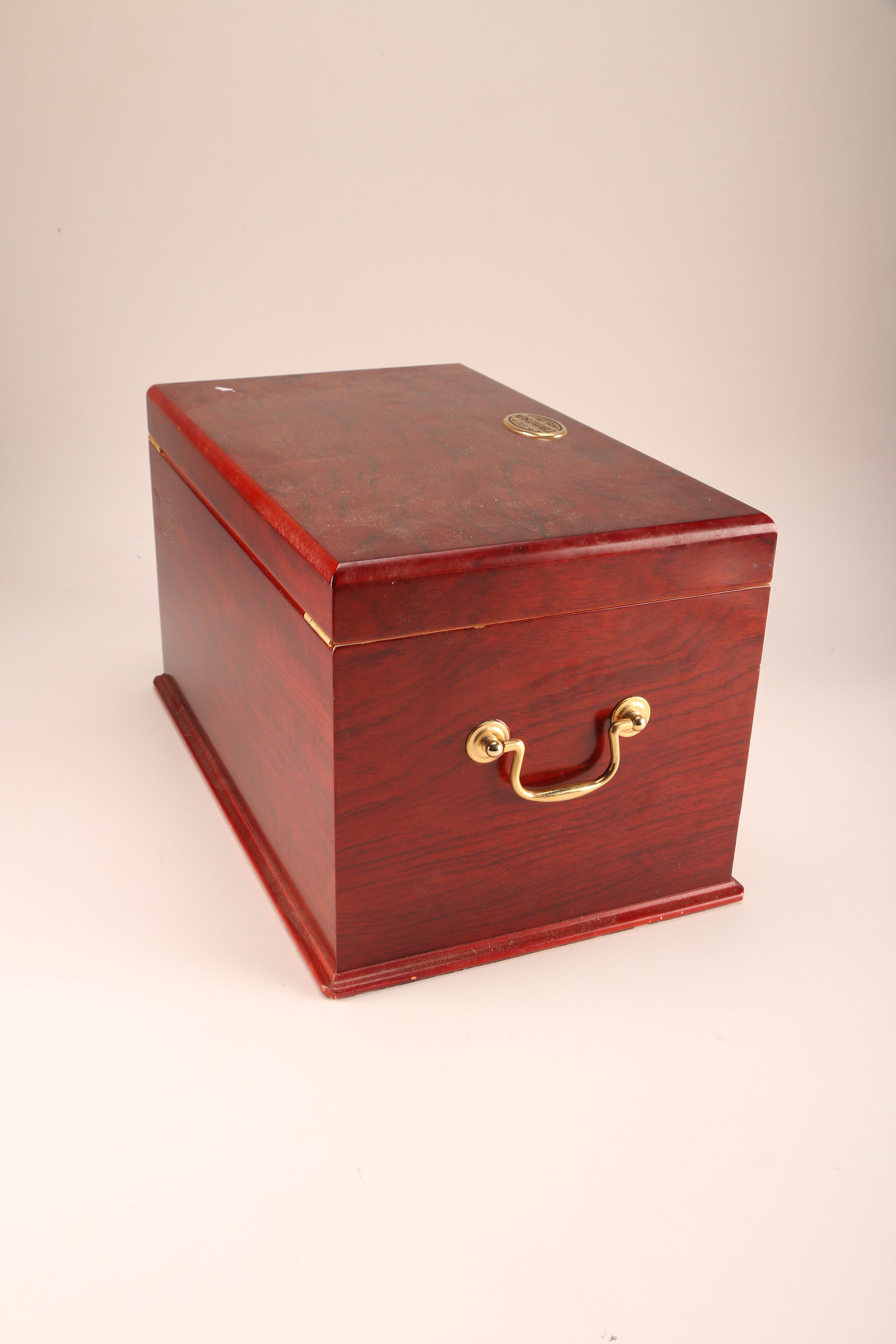 Thompson and Co. Electronic Cherry Wood Humidor