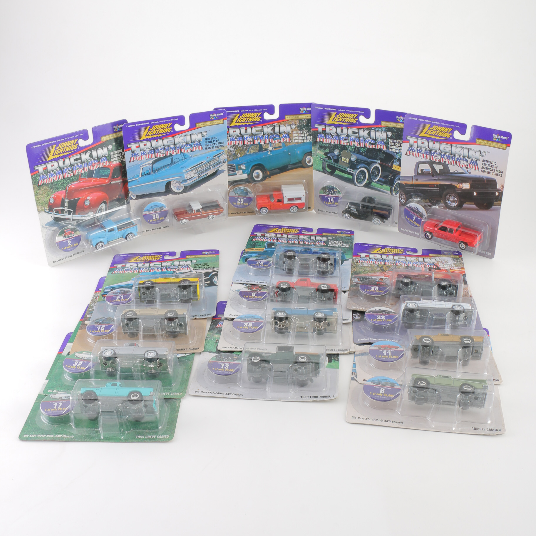 Johnny Lightning Truckin' America Assortment