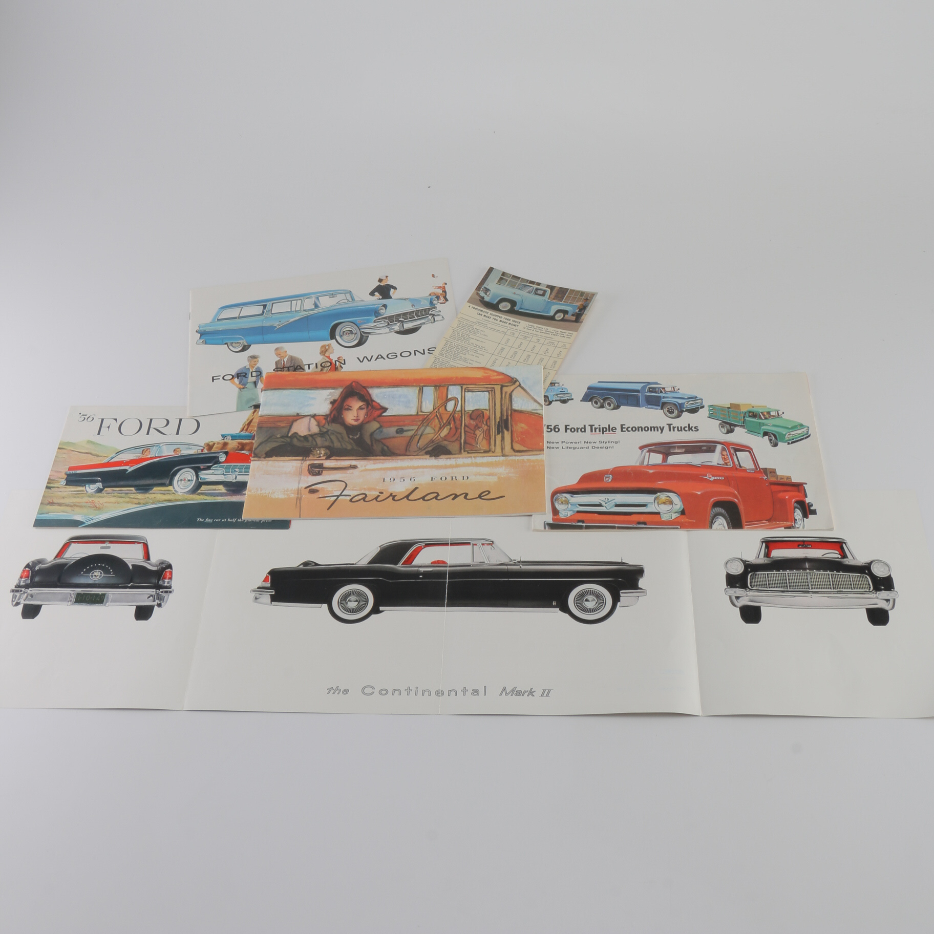 Collection of 1956 Ford Brochures