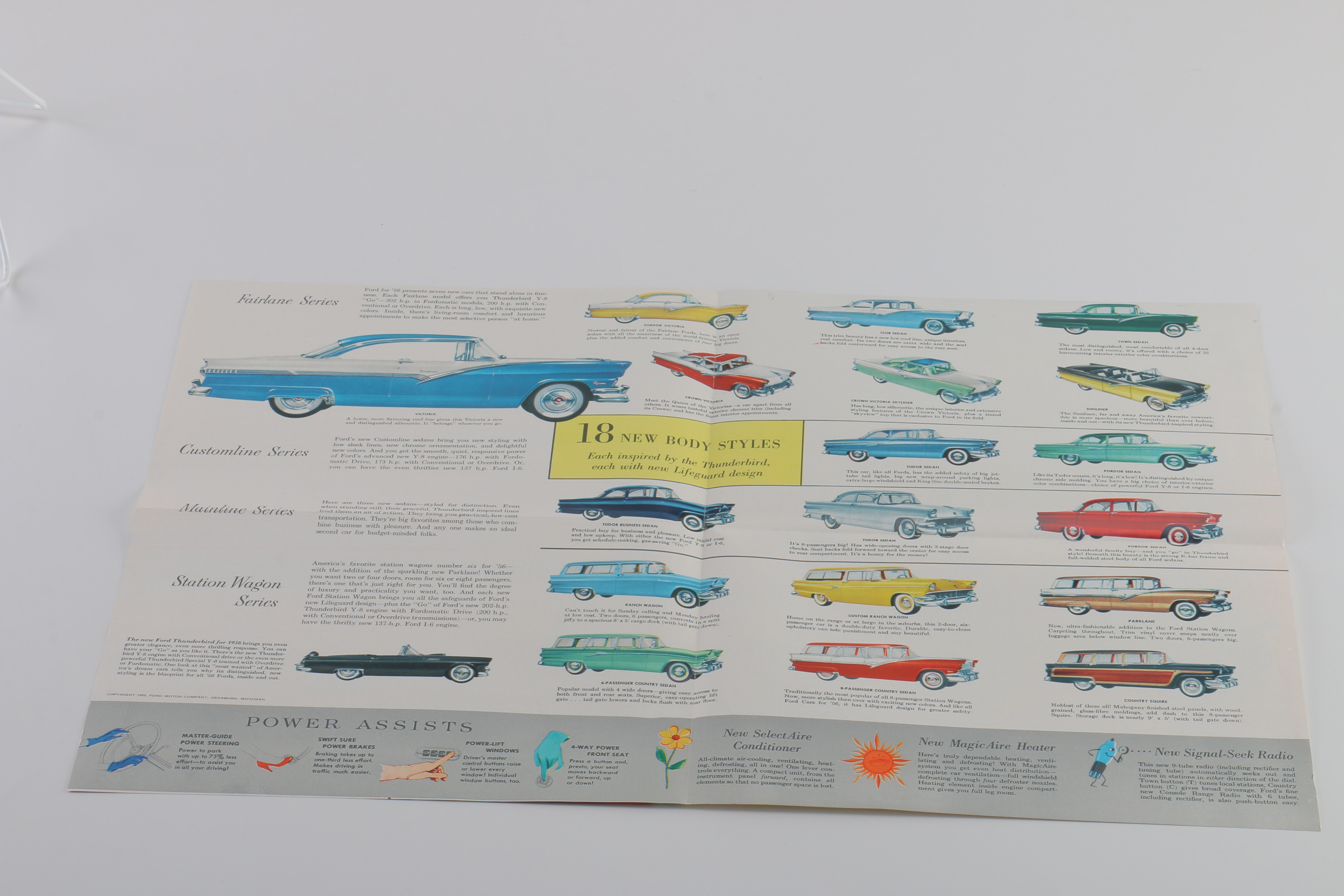 Collection of 1956 Ford Brochures
