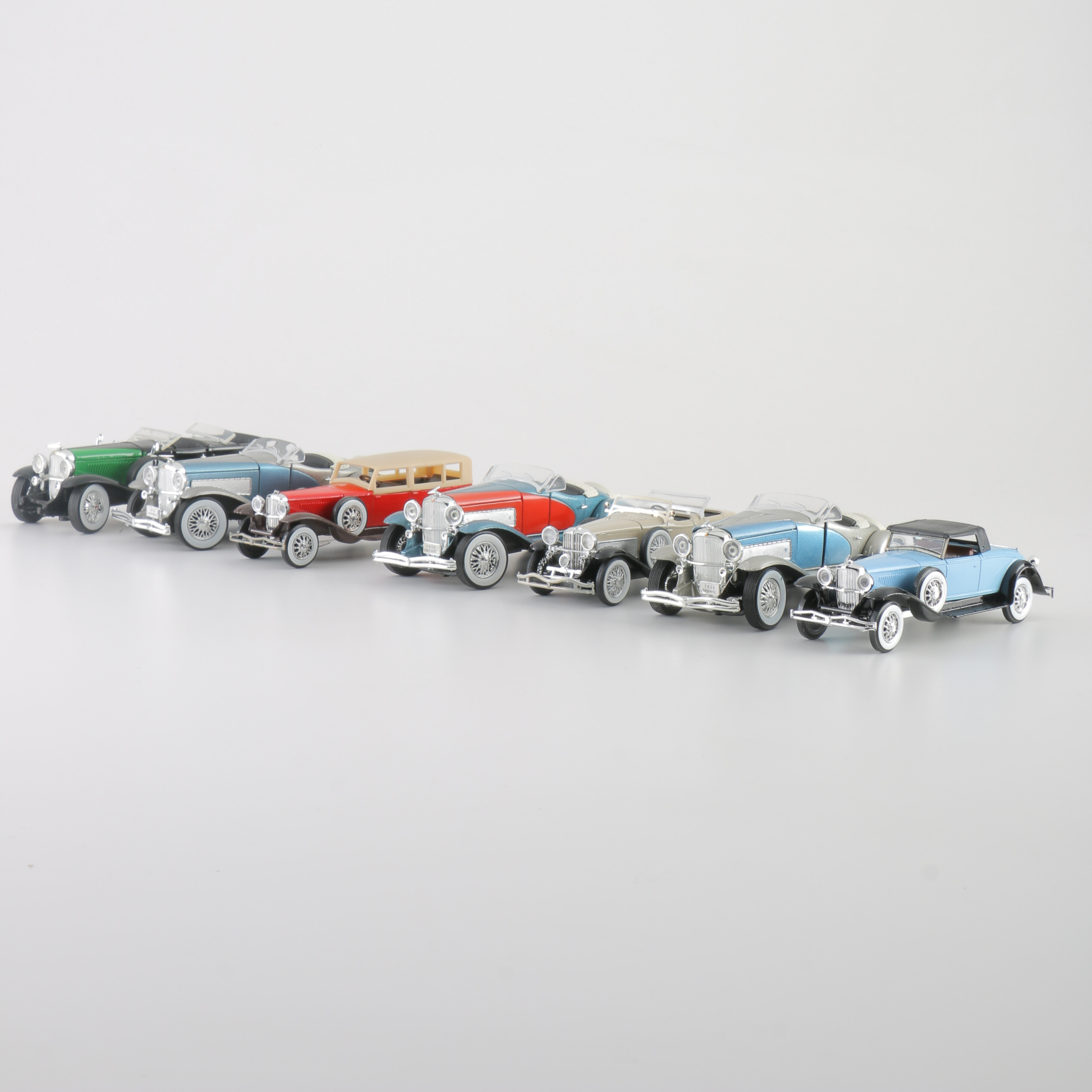 Collection of Duesenberg Die-Cast Cars