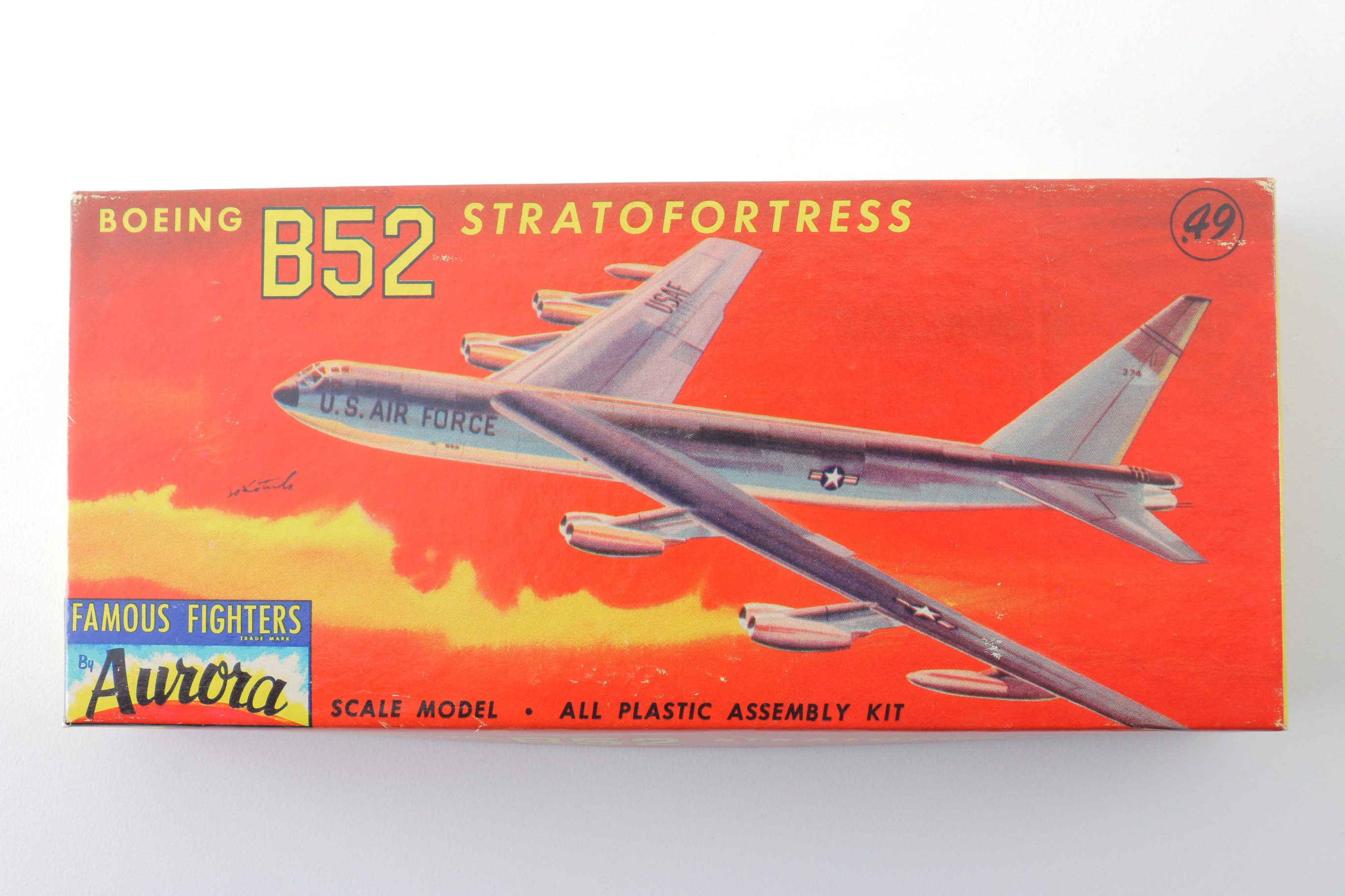 Vintage Model Plane Boxes and Parts