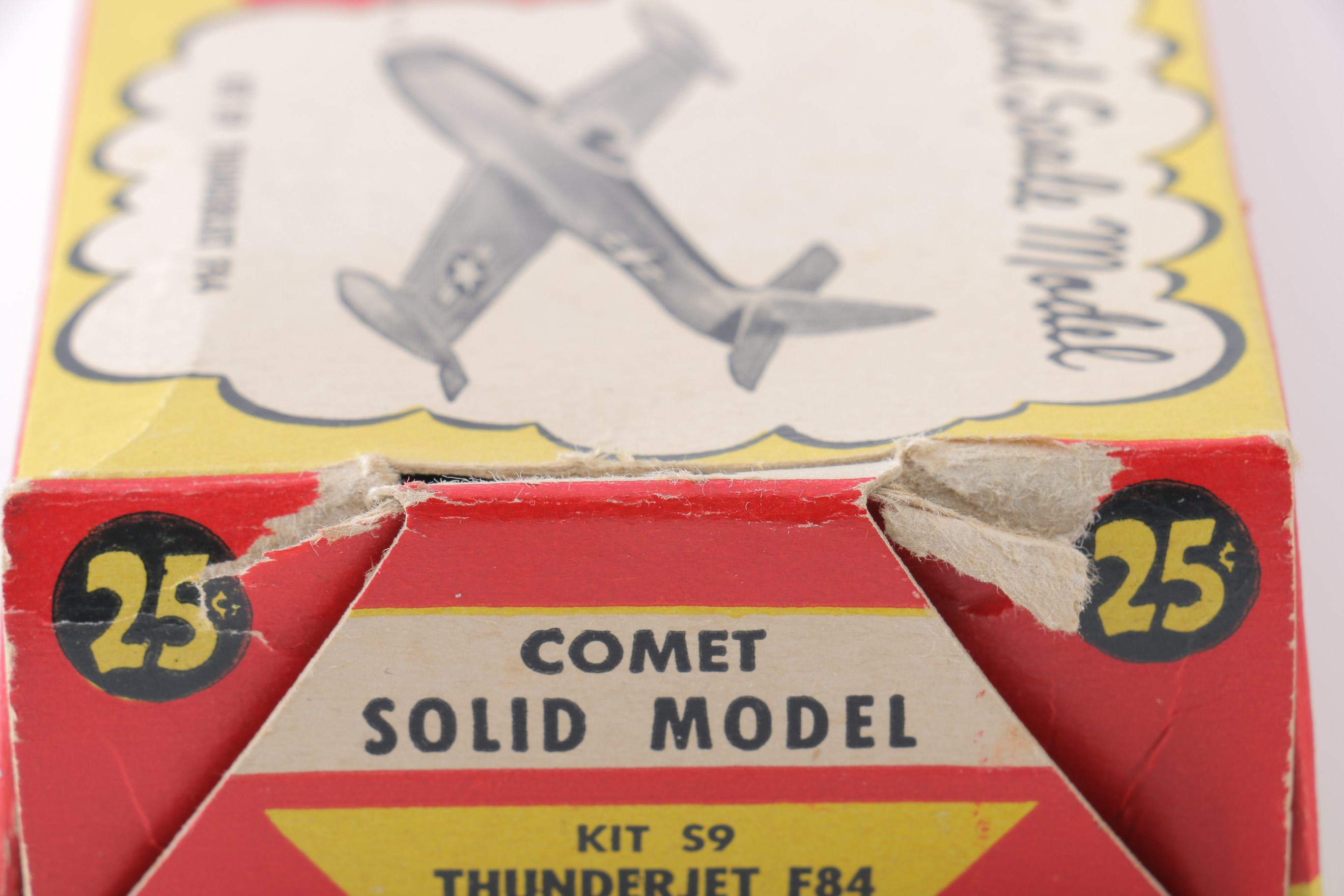 Vintage Model Plane Boxes and Parts