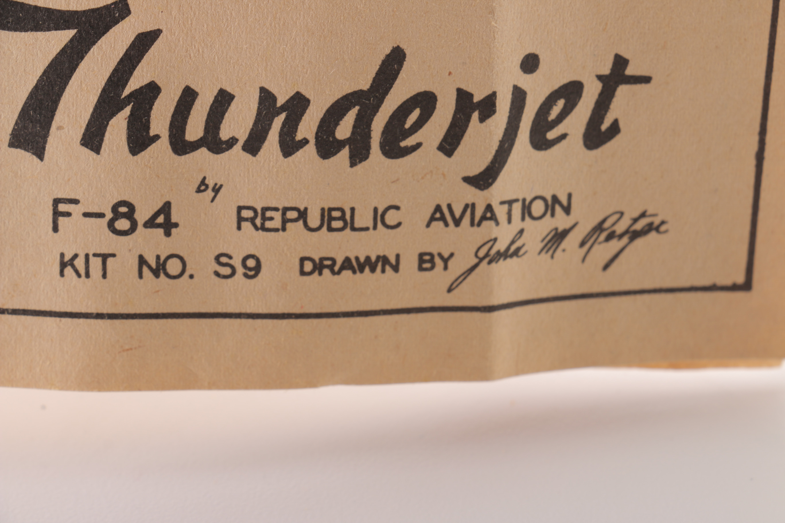 Vintage Model Plane Boxes and Parts