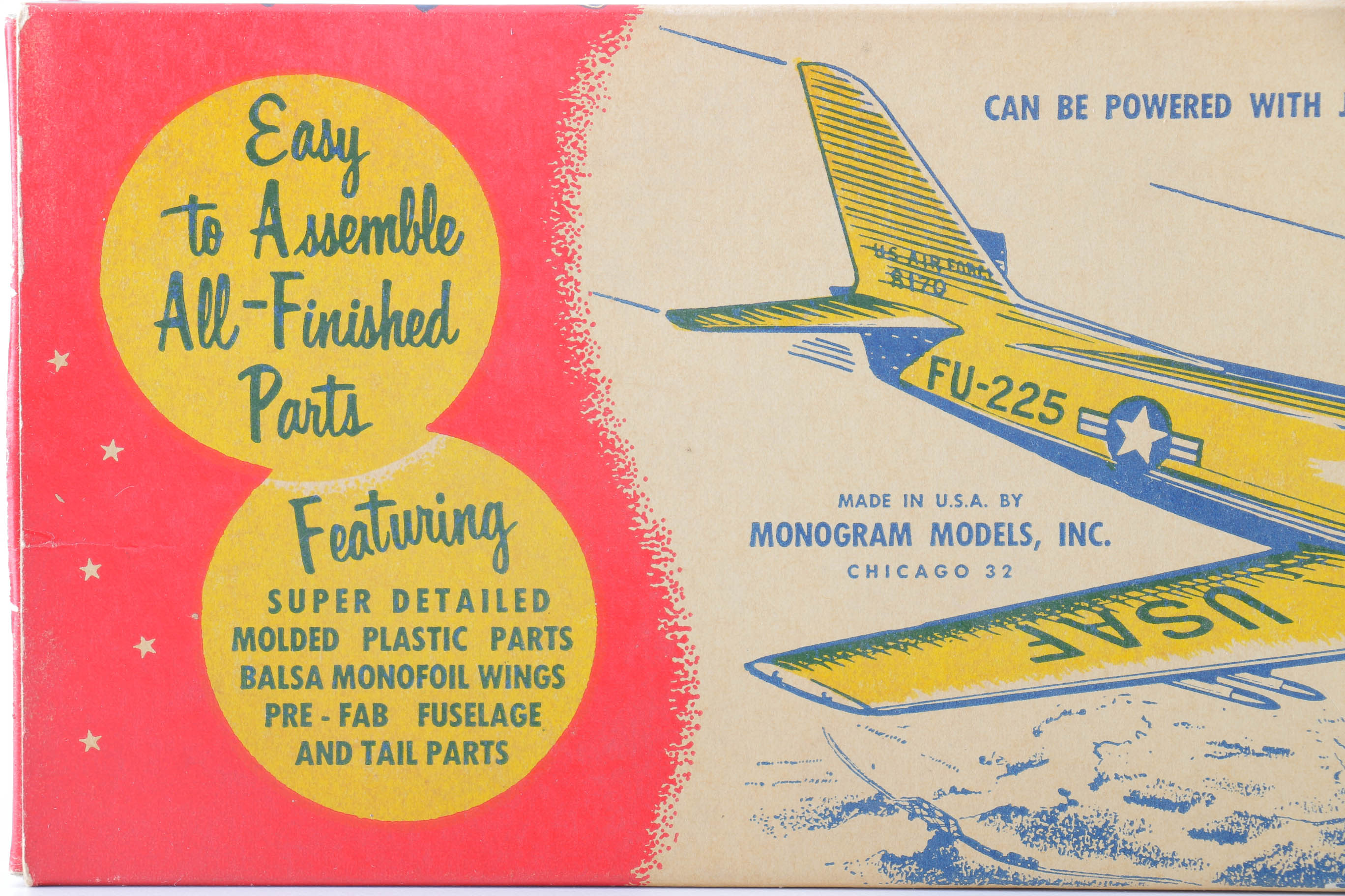 Vintage Model Plane Boxes and Parts