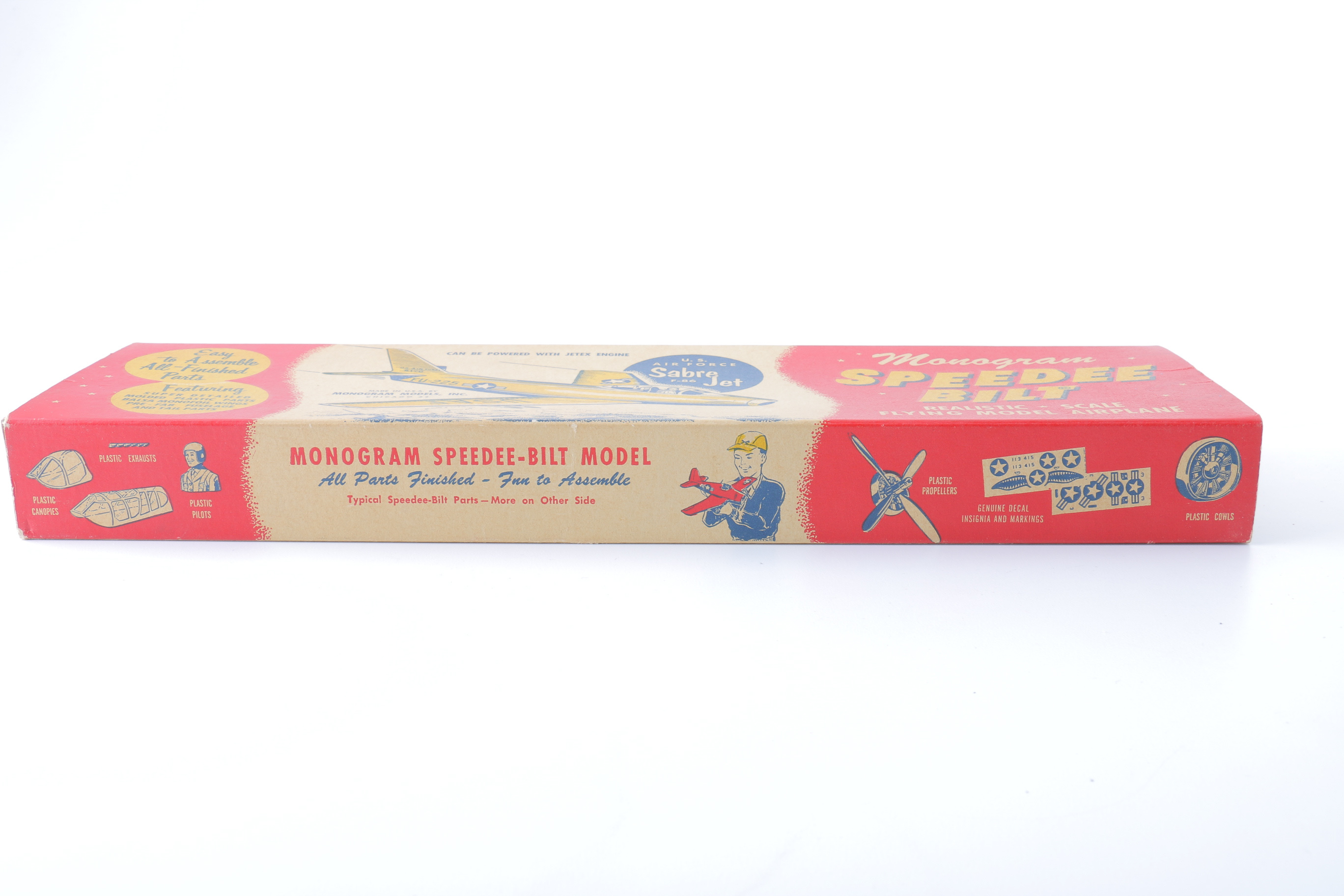 Vintage Model Plane Boxes and Parts