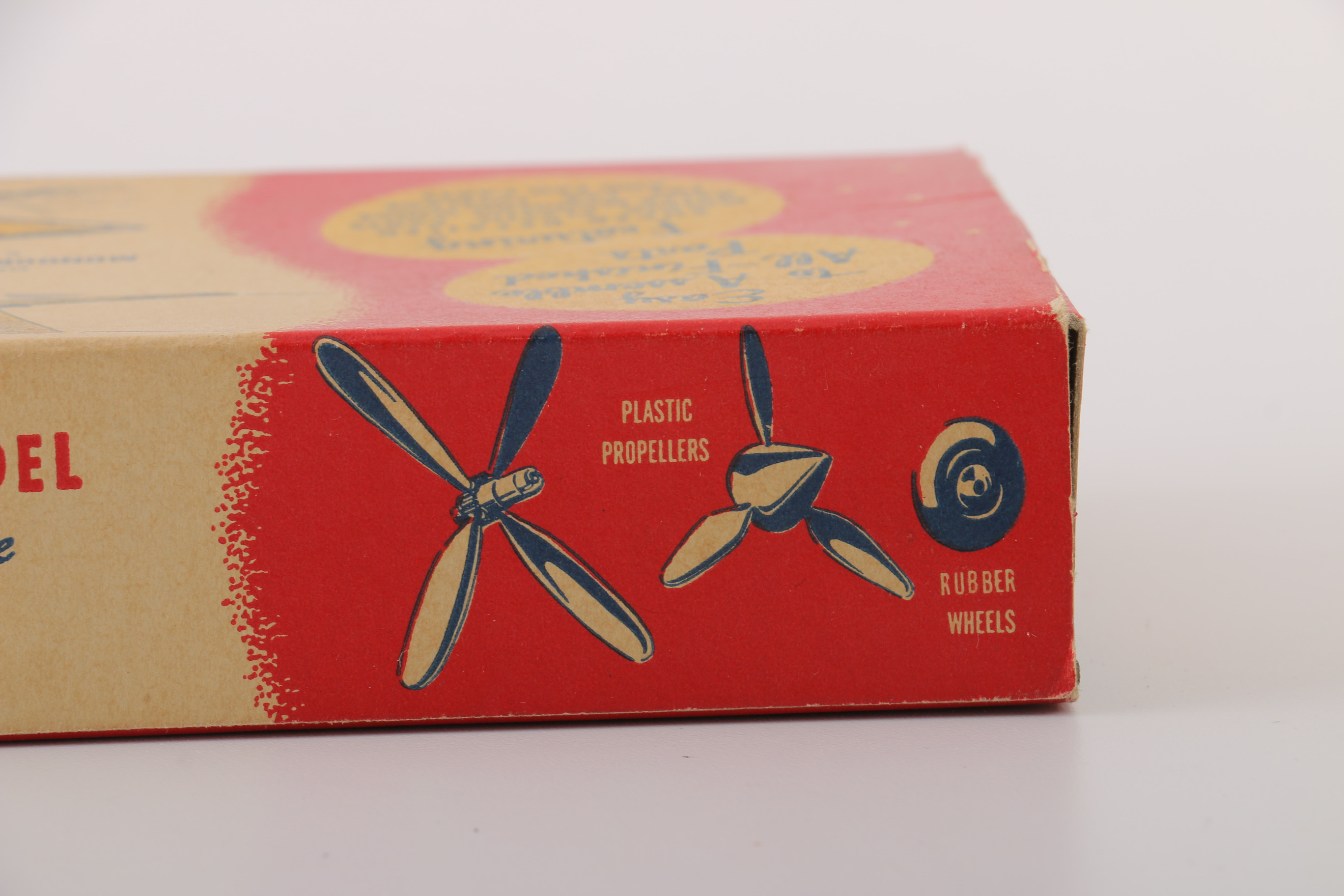 Vintage Model Plane Boxes and Parts