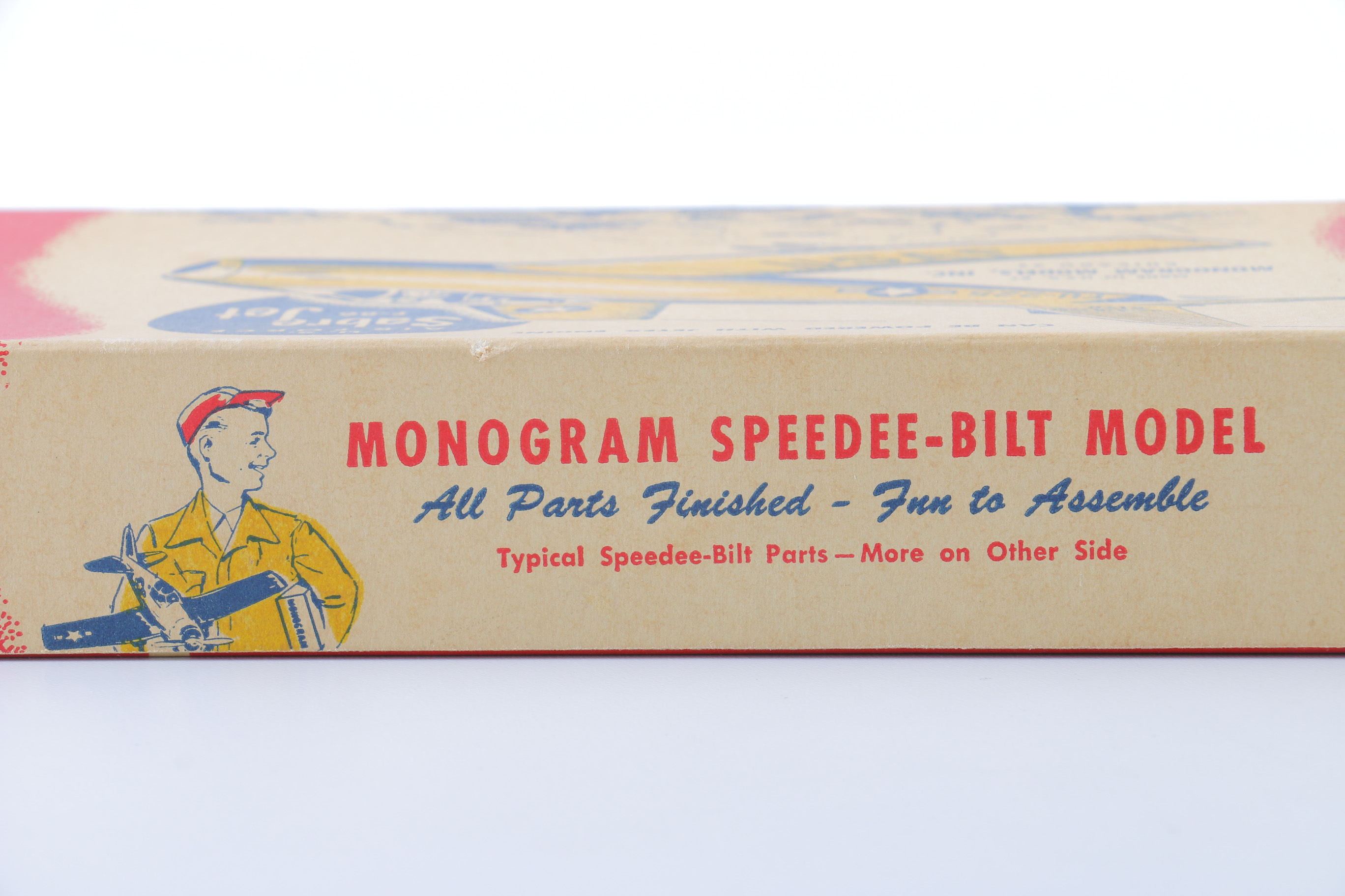 Vintage Model Plane Boxes and Parts