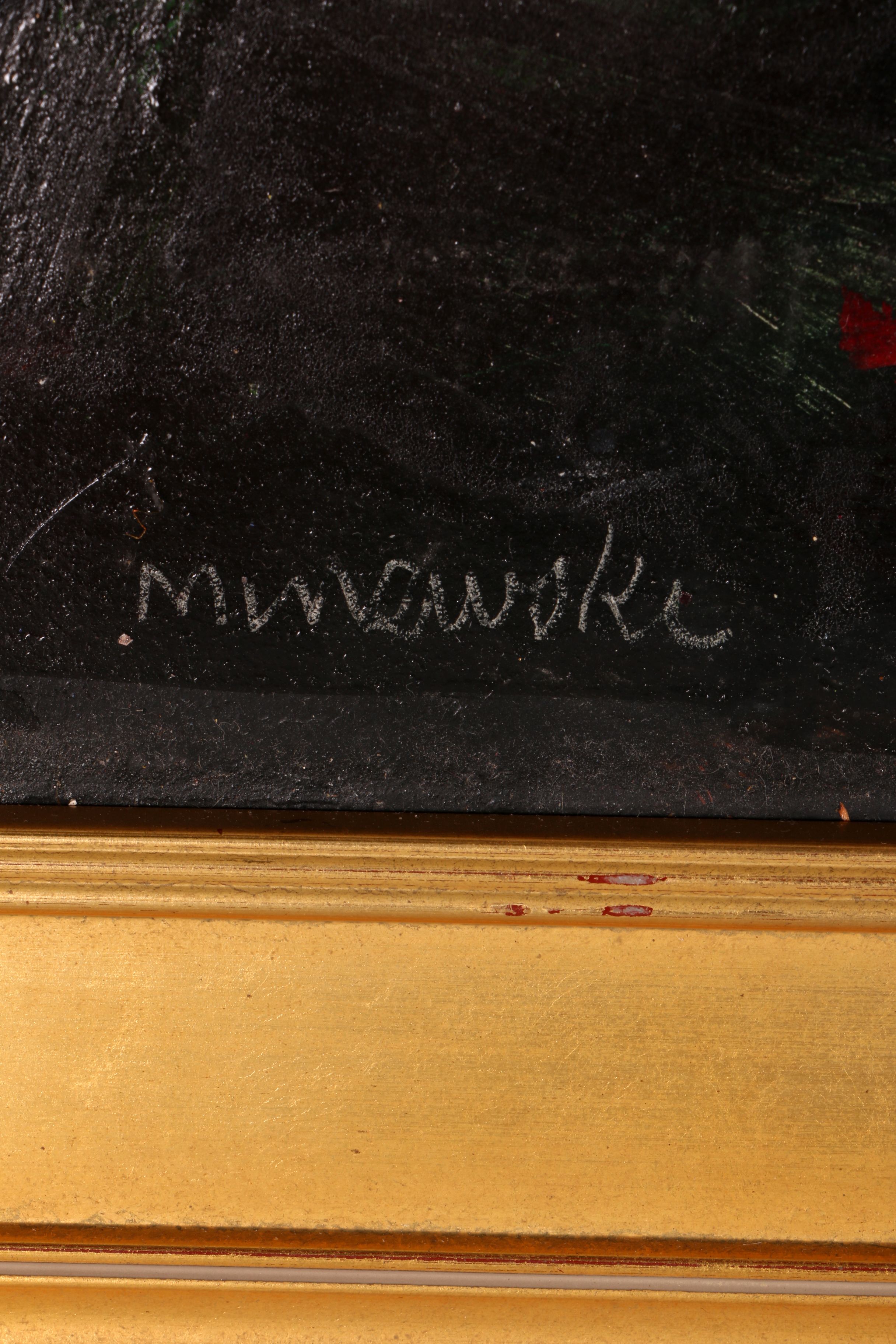 Alexander Minewski Original Oil Painting "Red Mountains"