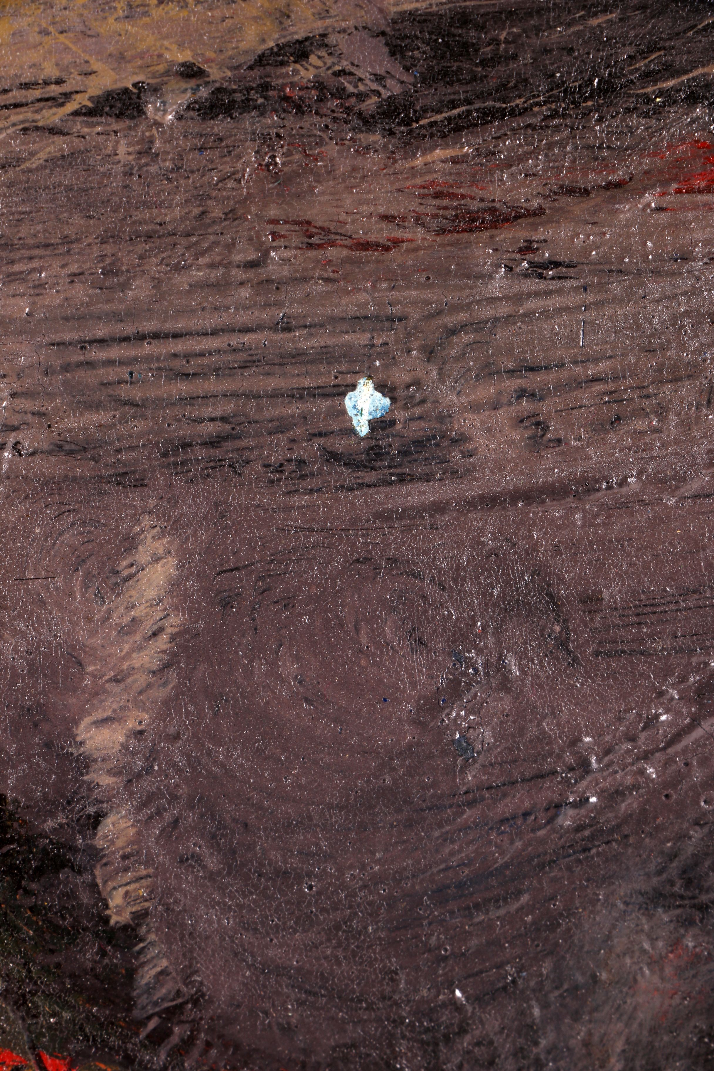 Alexander Minewski Original Oil Painting "Red Mountains"