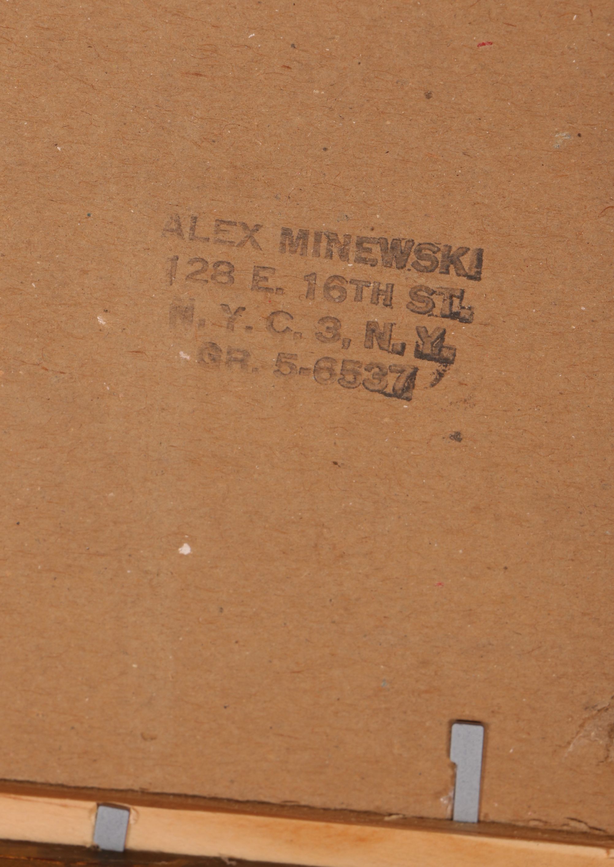 Alexander Minewski Original Oil Painting "Red Mountains"