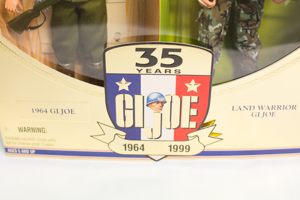 "GI Joe 35 Years"  Commemorative Action Figures of GI Joe and Land Warrior GI Joe