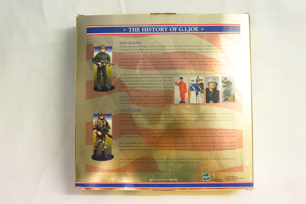 "GI Joe 35 Years"  Commemorative Action Figures of GI Joe and Land Warrior GI Joe