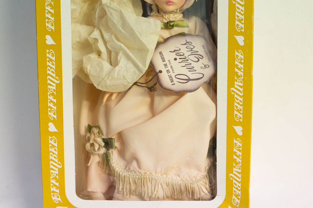 Effanbee Currier and Ives Collection "A Night on the Hudson" (#1255) and "Life in the Country" (#1254)