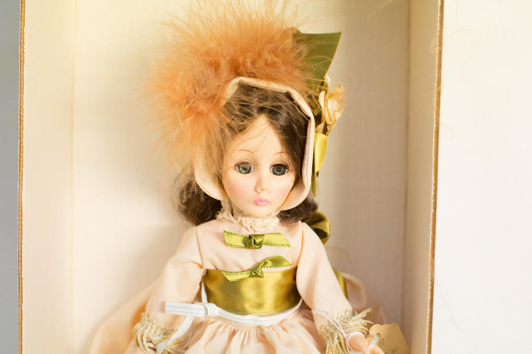 Effanbee Currier and Ives Collection "A Night on the Hudson" (#1255) and "Life in the Country" (#1254)