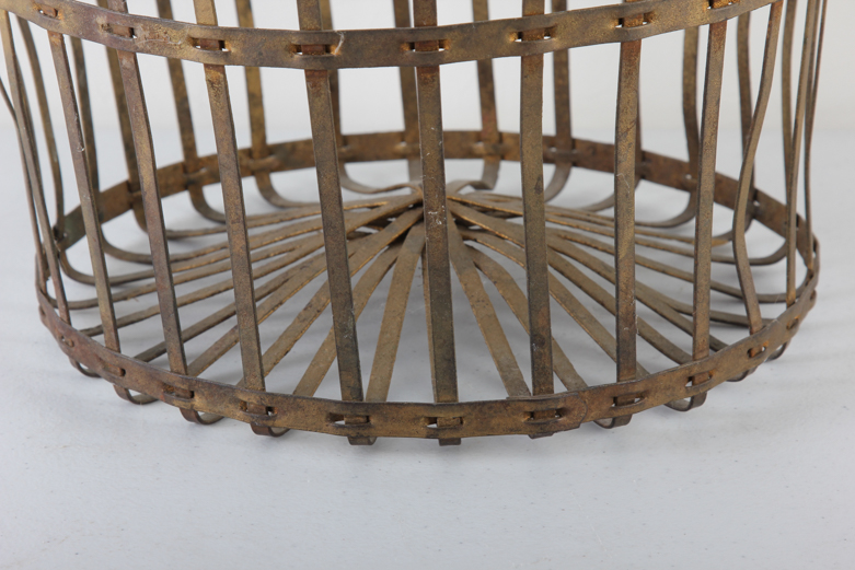 Antique Brass Basket